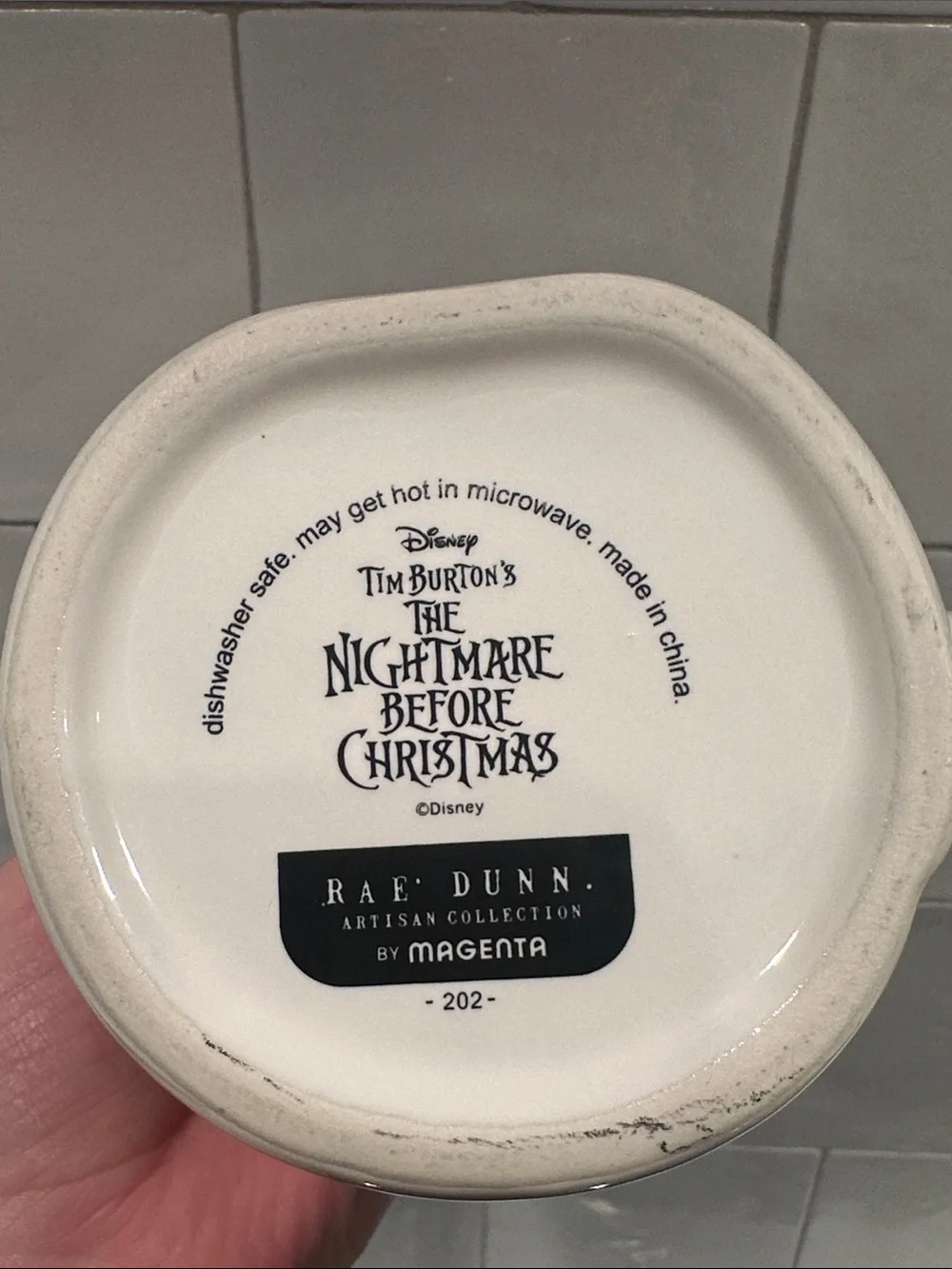 NWT Rae Dunn Nightmare Before Christmas Zero Haunted Hound Mug